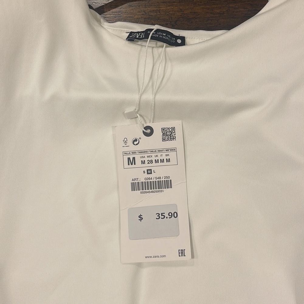 White Zara bodysuit - Picture 3 of 3